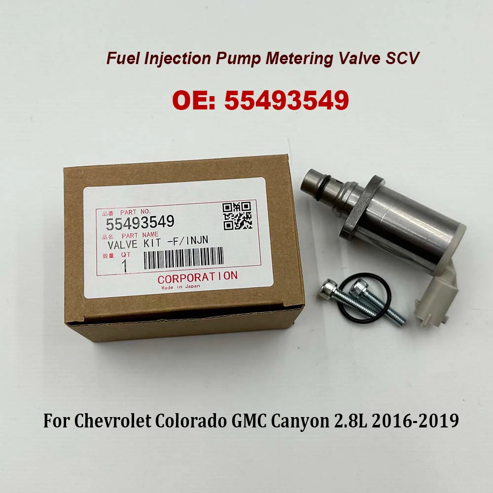 NEW 55493549 55593780 Fuel Injector Pump Metering Pressure Suction Control SCV Valve For Chevrolett Colorado GMCC Canyonn 2.8L