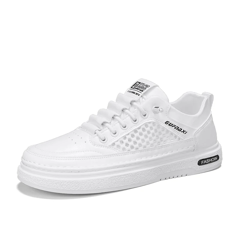 

Men's motorcycle shoes, mesh board shoes, large mesh casual shoes