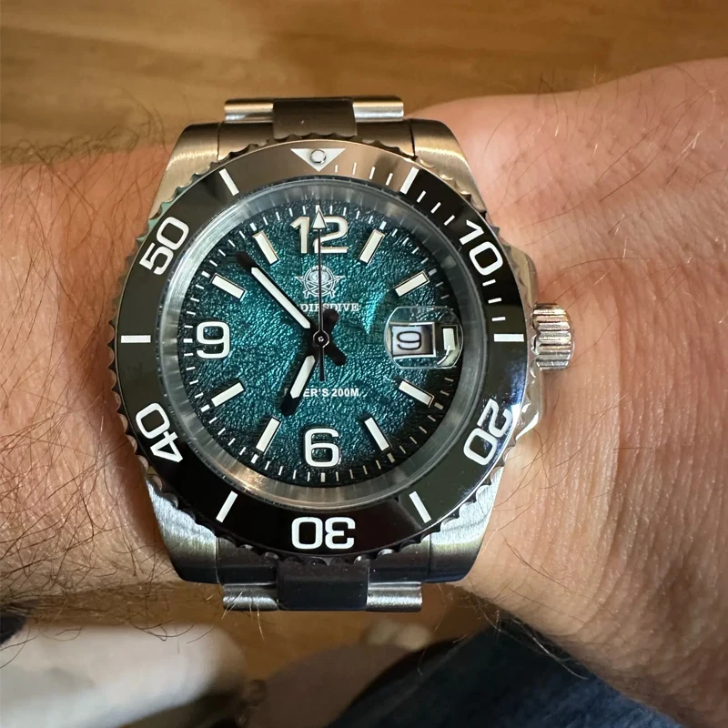 ADDIESDIVE New 2025 Watch For Men 200m Waterproof Ceramic Bezel Waterproof 200M Quartz Wristwatch Super Luminous Diving Watches