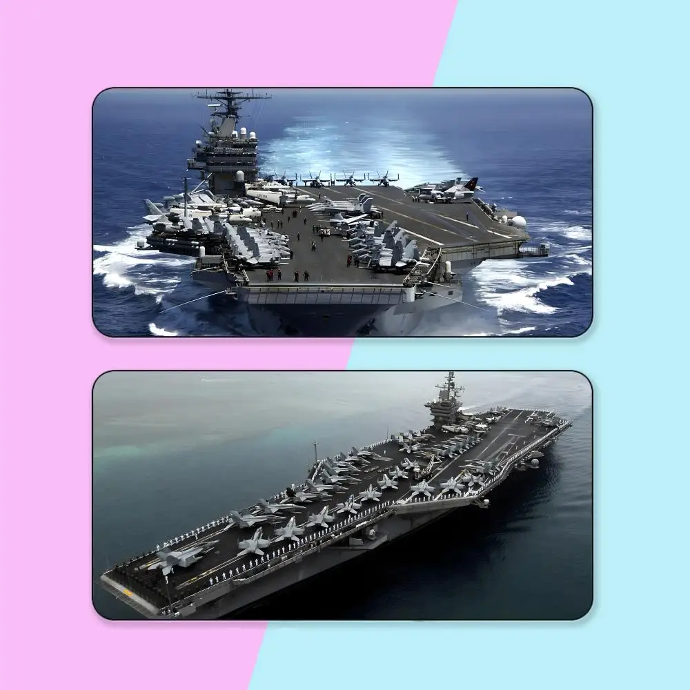 

Aircraft Carrier Mouse Pad Rubber Computer Laptop Official Game Super Colored Print Aesthetic Pretty Popular Fashion Luxury Mat