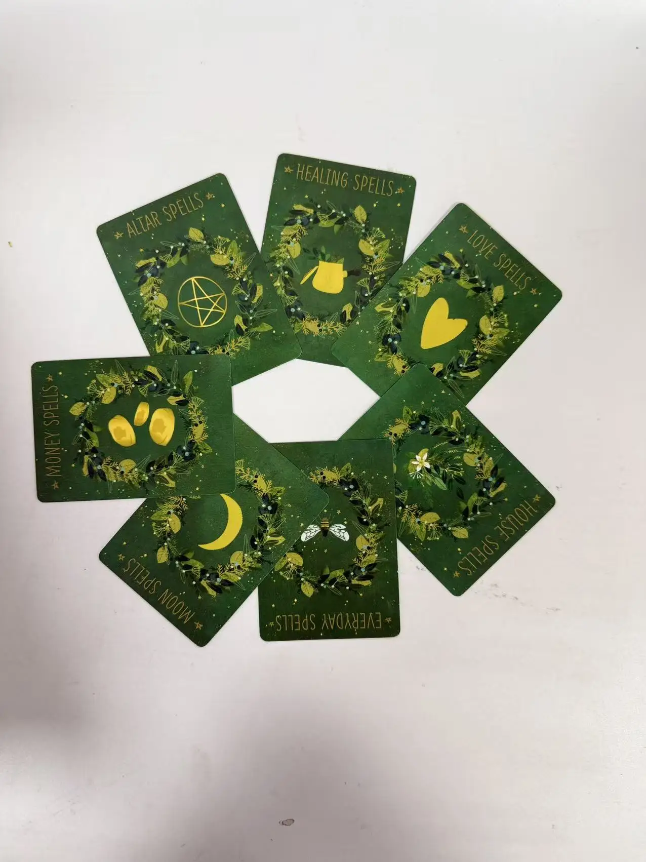 بطاقات انتشار Love Spell DeckTarot Practical Witch's Love، 100 نجاة للحب والسعادة والنجاح