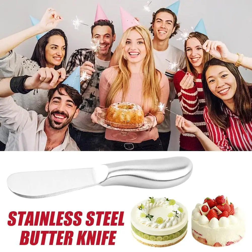 Hollow Handle Cheese Knife Stainless Steel Butter Knife Pizza Cutter Cheese Fork Cutting Cheesecake Knife and Fork Cutlery