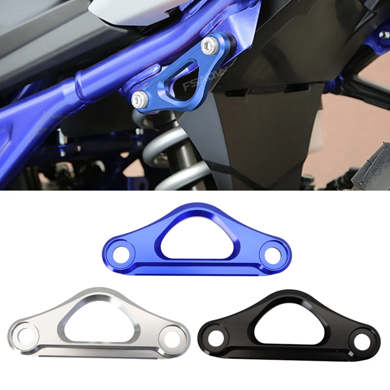 Ganchos de punto de anclaje de carreras traseros de aluminio CNC para motocicleta, accesorios de gancho de remolque para YAMAHA YZF-R15 YZF R15 R125 2023 2024 2025
