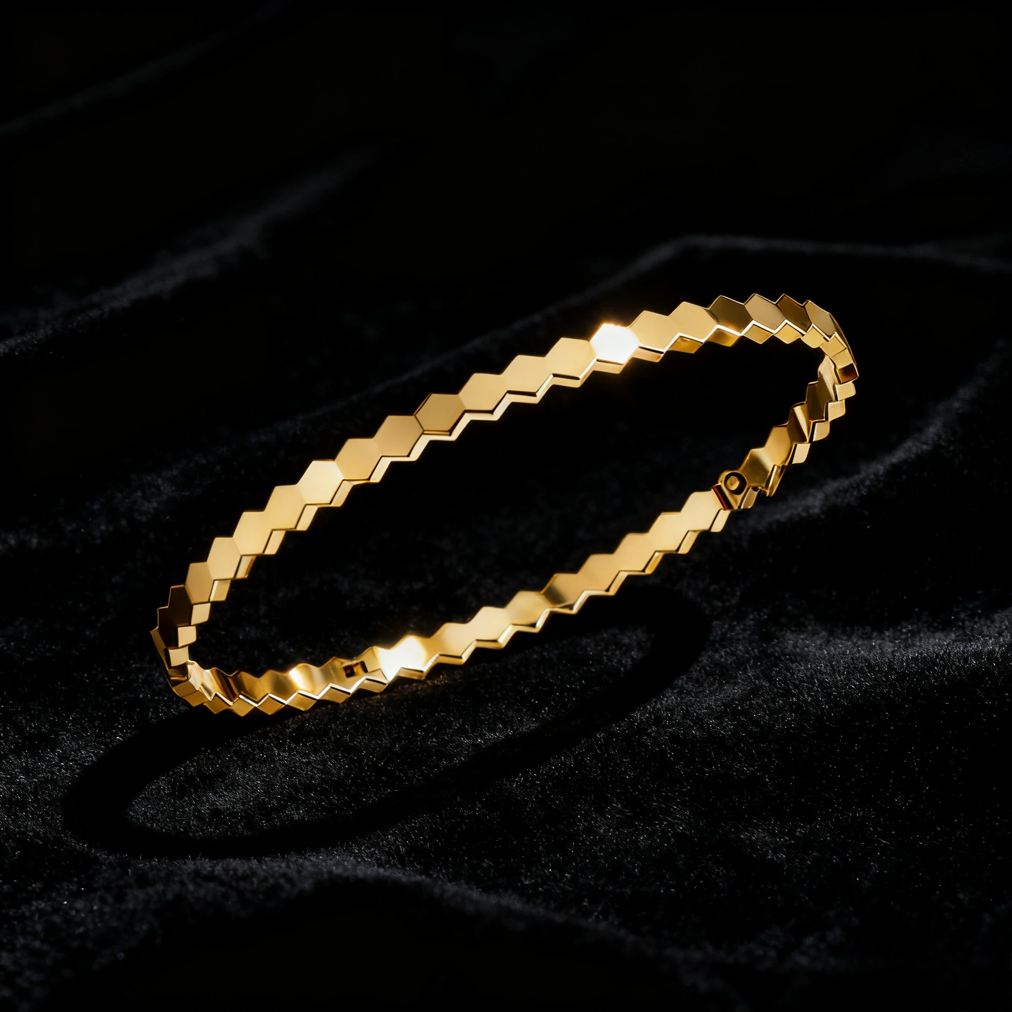 

2025 Trendy Jewelry Koreanversion titanium steel diamond honeycombhoneycombbracelet for men and women diamond geometric simple