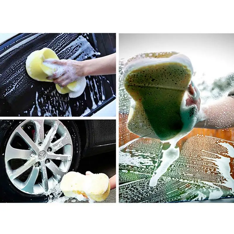 Kitchen Cleaning Sponge Handy Compressed Sponges Car Wash Sponge For Dishes Tile Clean Efficiently Quickly Dish Scrubber For