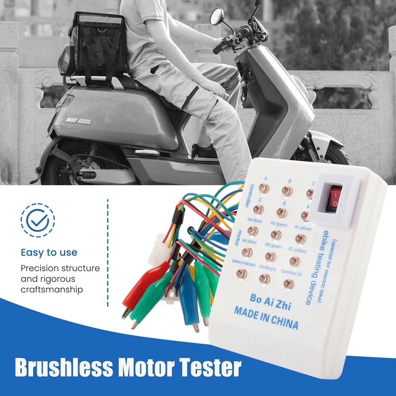 1Pc 24V/36V/48V/60V/72V Electro Car E-Bike Scooter Brushless Motor Controller Tester Electronic Module High Performance