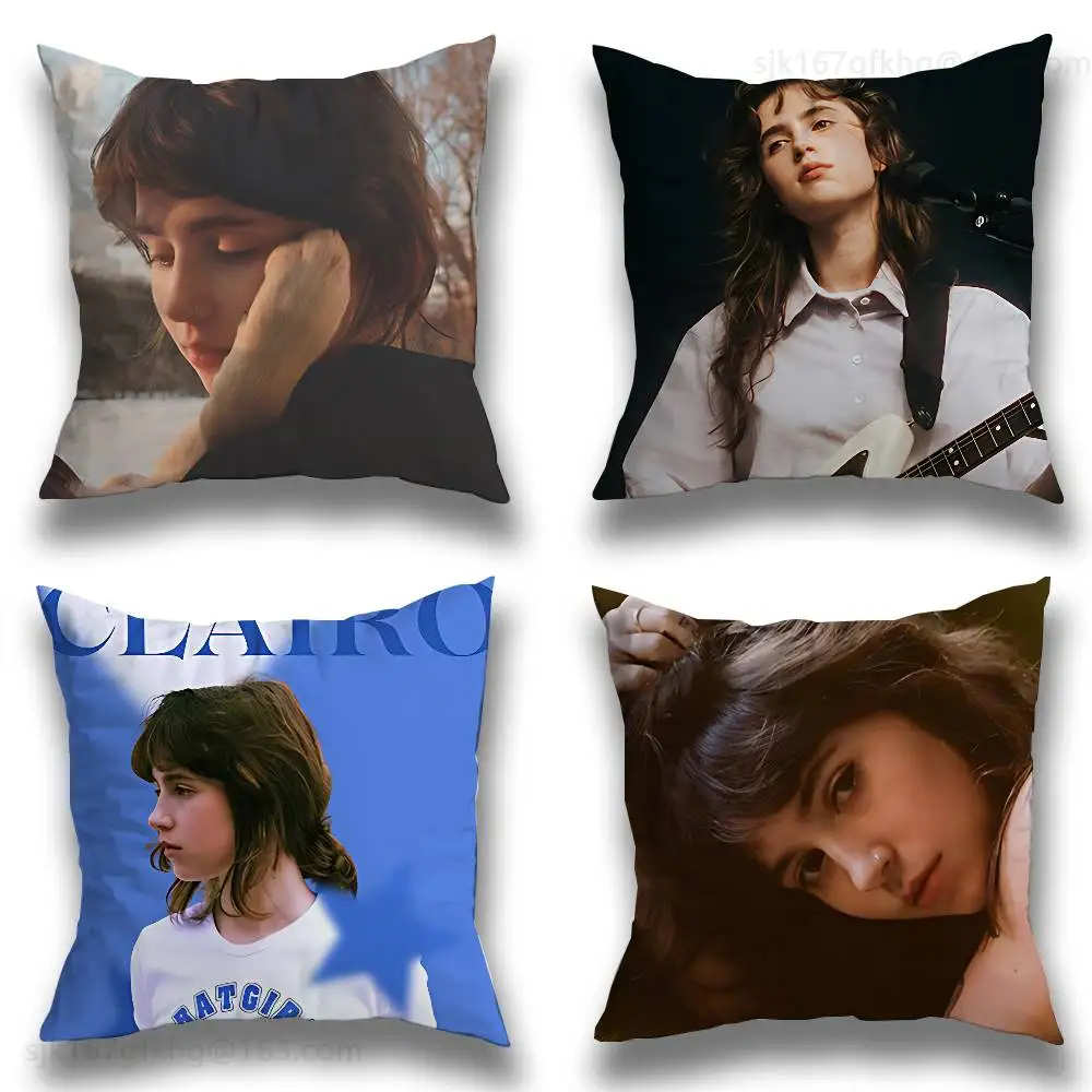 

Singer C-Clairo Charm Pillow Case Anti-dustmite Pillowcase Invisible zipper silky short plush Sofa cushion cover