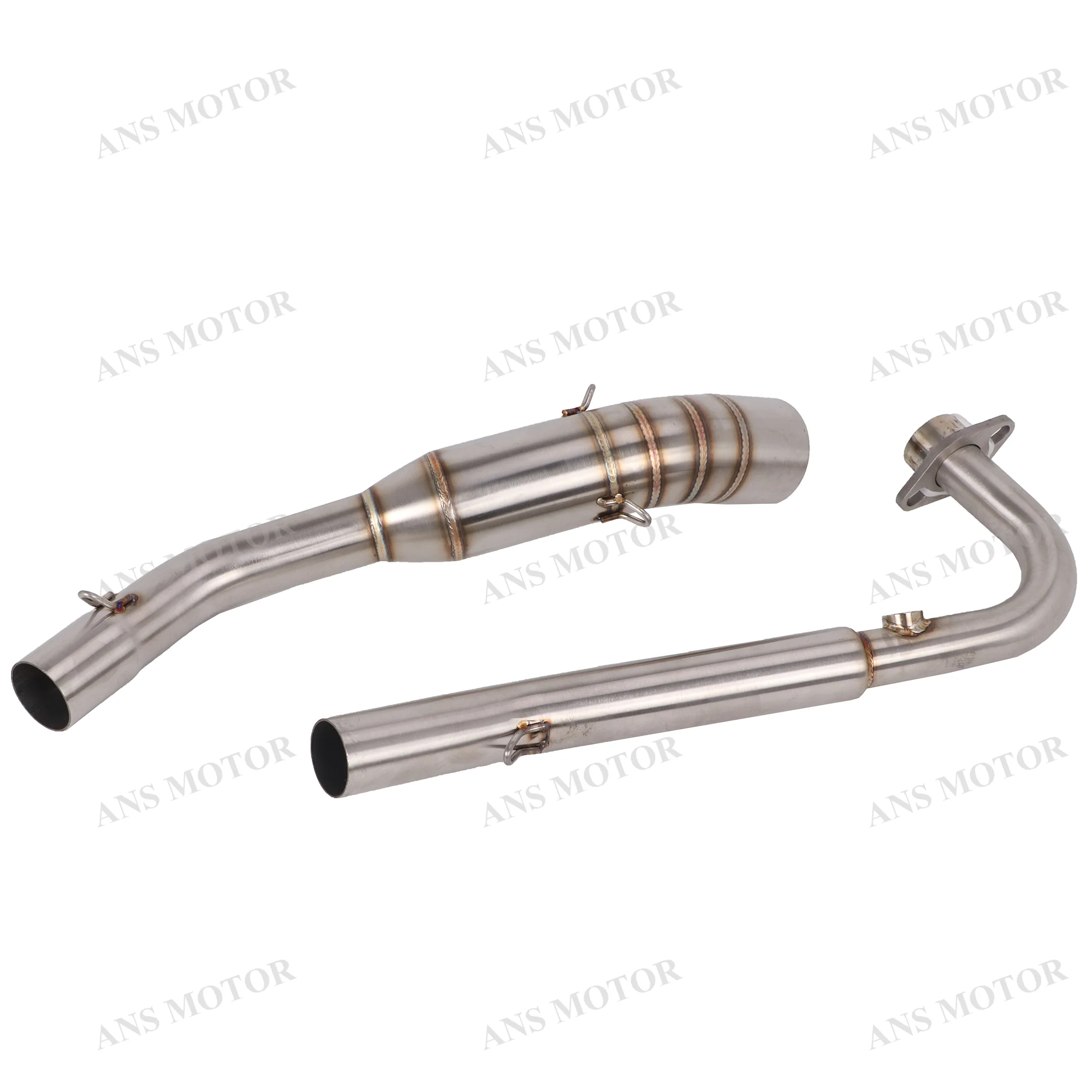 For Kawasaki Z125 Z125 PRO 2013-2023 Stainless Modify Exhaust Link Pipe 51MM Front Link Pipe