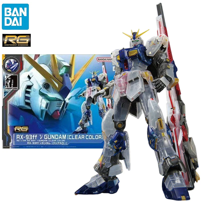 

В наличии BANDAI GUNDAM SIDE-F LIMITED RG 1/144 RX-93 V GUNDAM [CLEAR COLOR] Ver. Аниме Фигурки Сборка Модель Игрушки