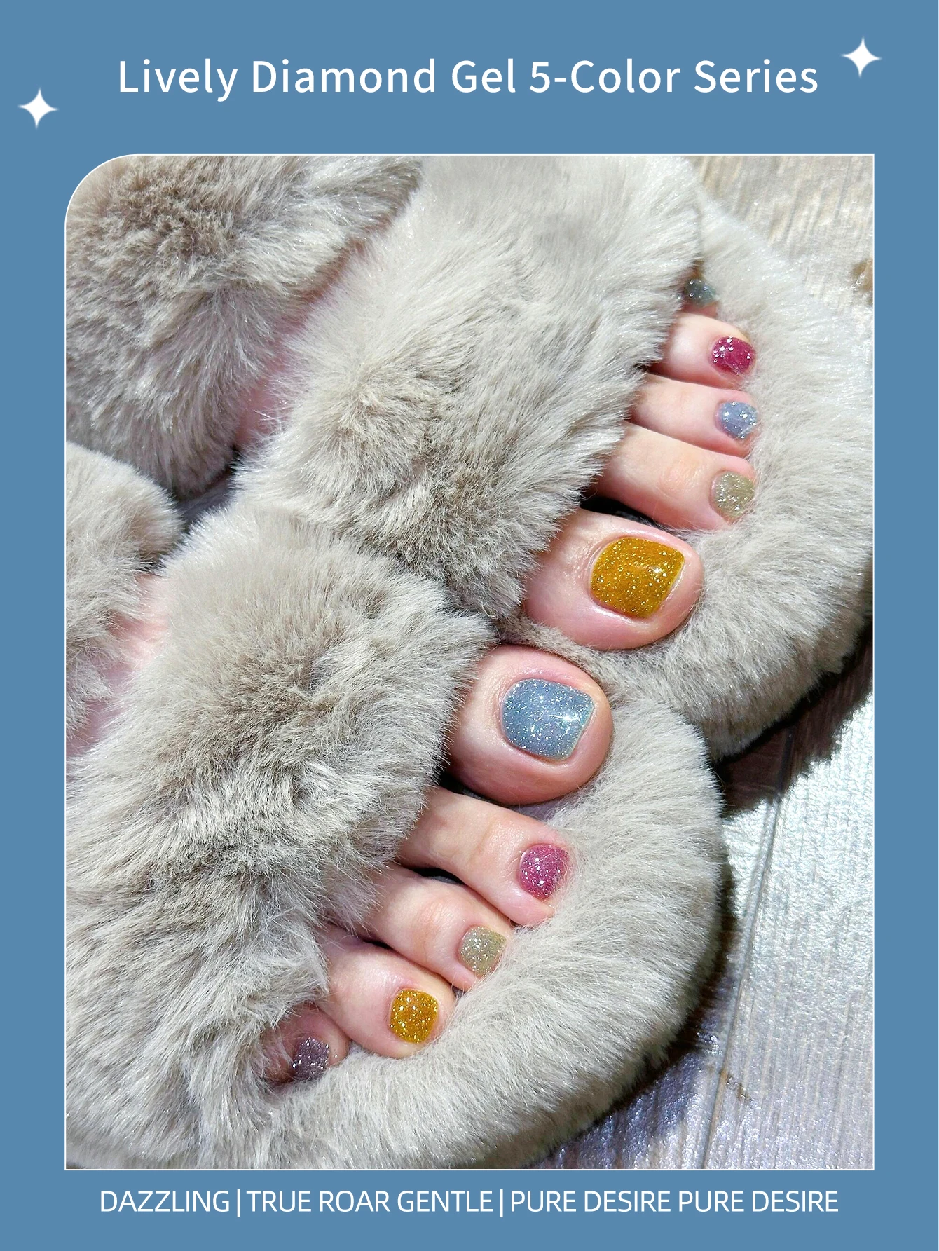 Vernis à ongles à paillettes haute densité, 5 couleurs, Flash Explosif, pour Nail Art, scintillant, UV, laque Gel à tremper, 10ml