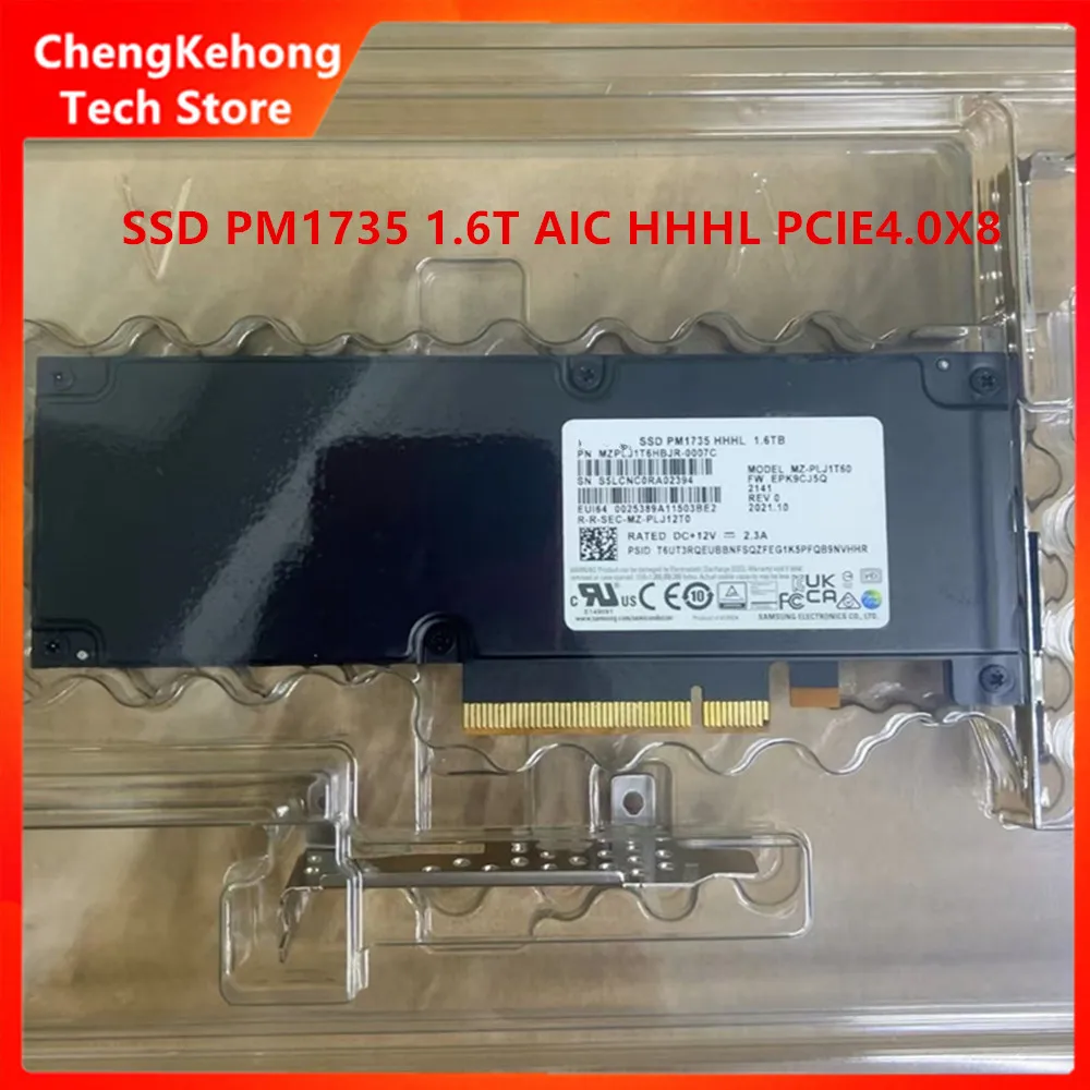 For Samsung PM1735 1.6TB PCIe 4.0X8 AIC card insertion  New Original NVMe protocol with ultra-high speed and high lifespan