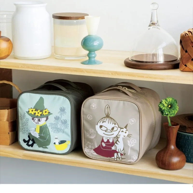 Cartoon Kawaii Anime Moomin Series Handheld Makeup Bag Character Cute HD Printing Portable Multi Functional Travel Storage Bag view 5