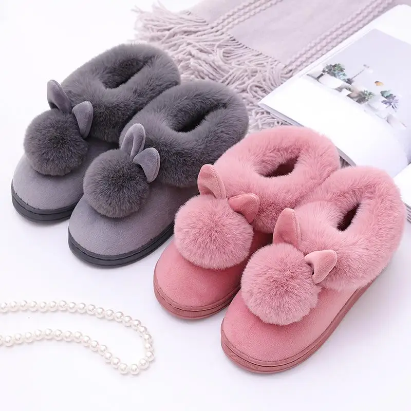 Fluffy Women's Slippers Flats Luxury Designer Woman Shoes Casual Ankle Boots Female Winter Indoor Elegant Fuzzy Fur Slides Soft image 3