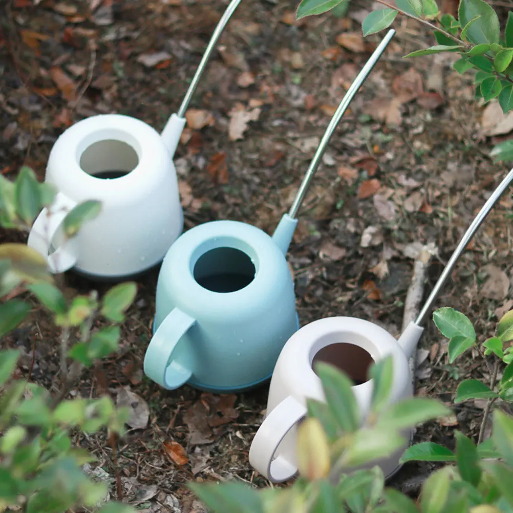 

1Pcs Plastic Watering Can Long Mouth Large Opening Durable Garden Plant Flower Watering Kettle Gardening Kettle