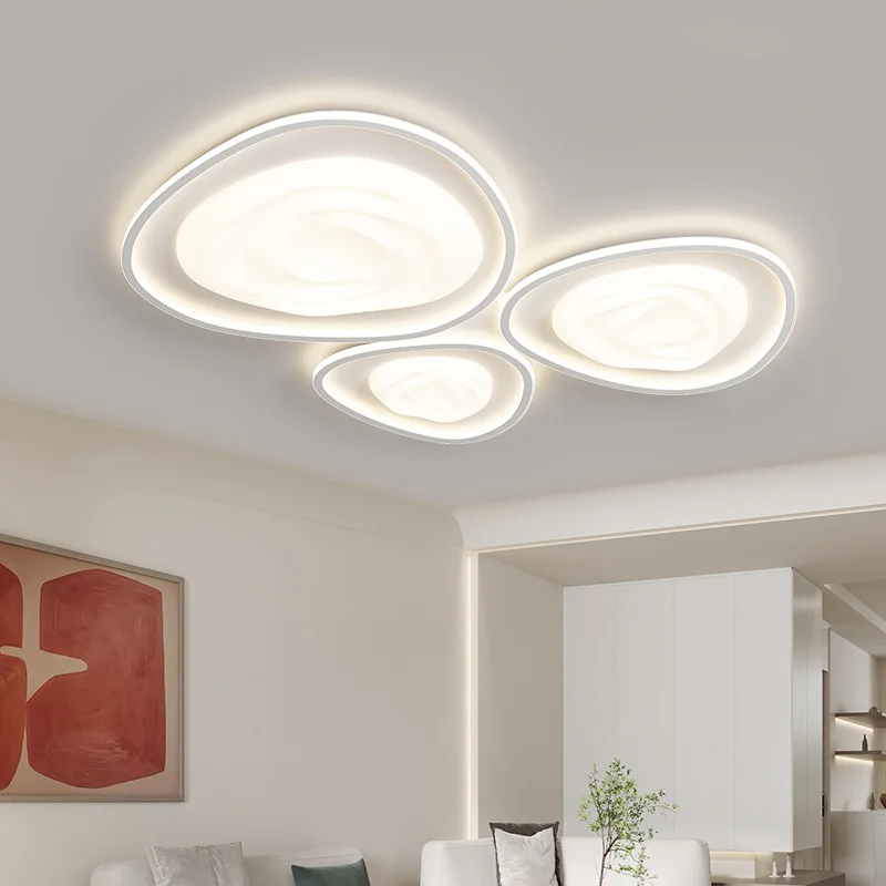 Imagem -06 - Qiyi-led Lustres Minimalismo para o Quarto Sala de Estar Lâmpada Iluminação Interior Luzes Cozinha Lustre Pendurado Teto Lâmpada Decoração