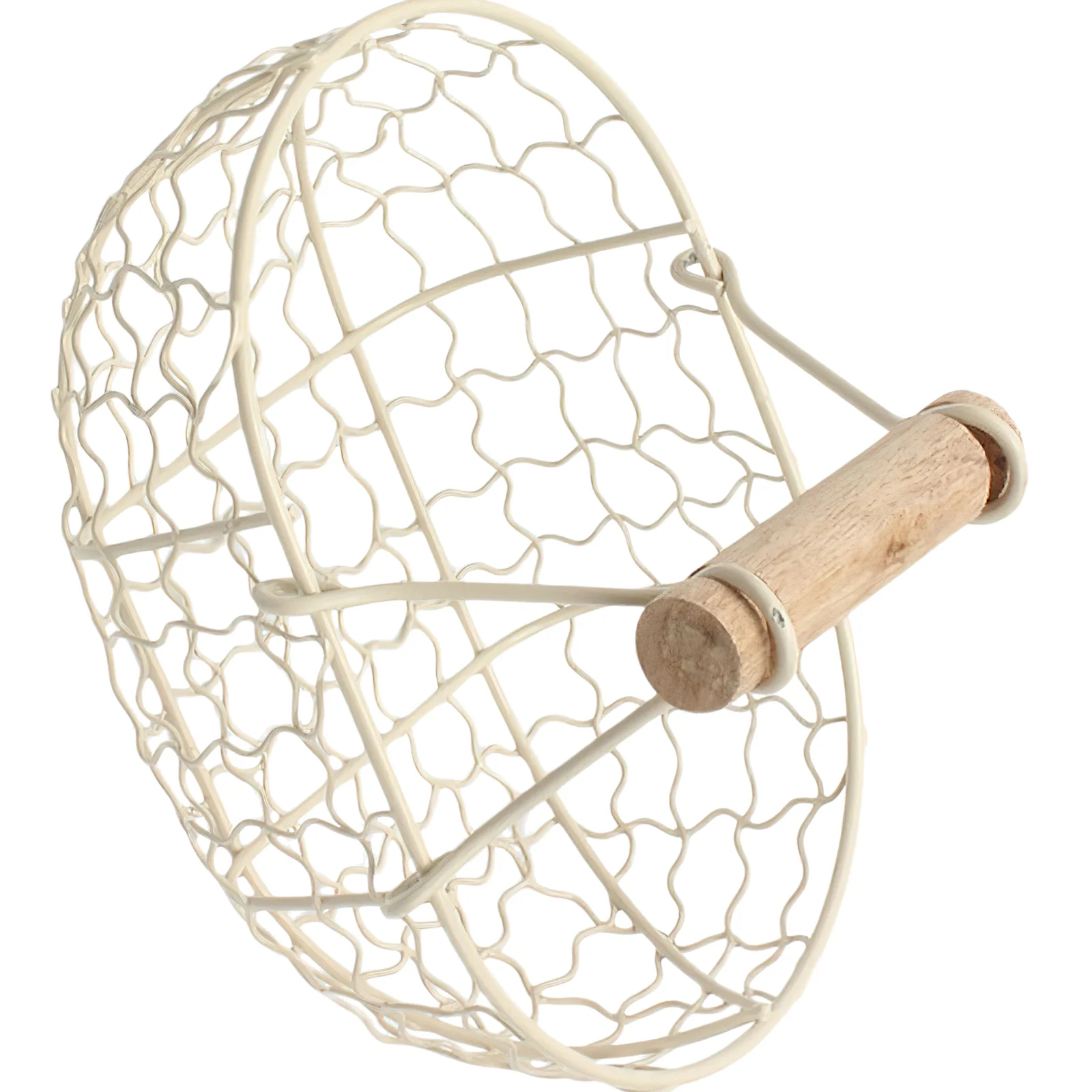 

1Pcs Retro Style Storage Basket Iron Kitchen Fruit Bread Desktop Organizer Decorative Household Organizer Retro Style Basket