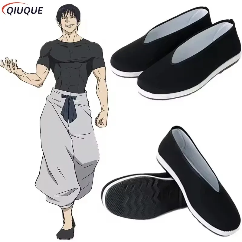 

Game Jujutsu Kaisen Toji Fushiguro Cosplay Shoes For Men Women kung fu shoes Halloween Carnival Role play Shoes Accessories