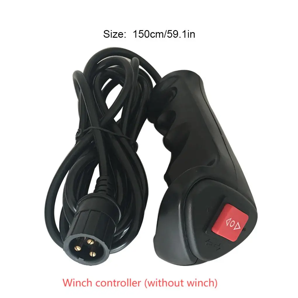 1.5m Car Winch Remote Controller Handheld Electric Universal 1.5m Length Control Switch with Cable Modification Accessory