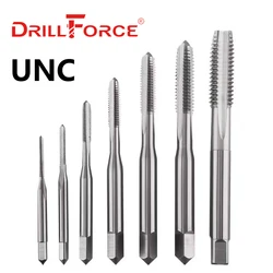 Drillforce UNC Screw Machine Thread Tap Drill Bits HSS Straight Flute 2-56 3-48 4-40 5-40 6-32 8-32 10-24 5/8-11 3/4-10 7/8-9