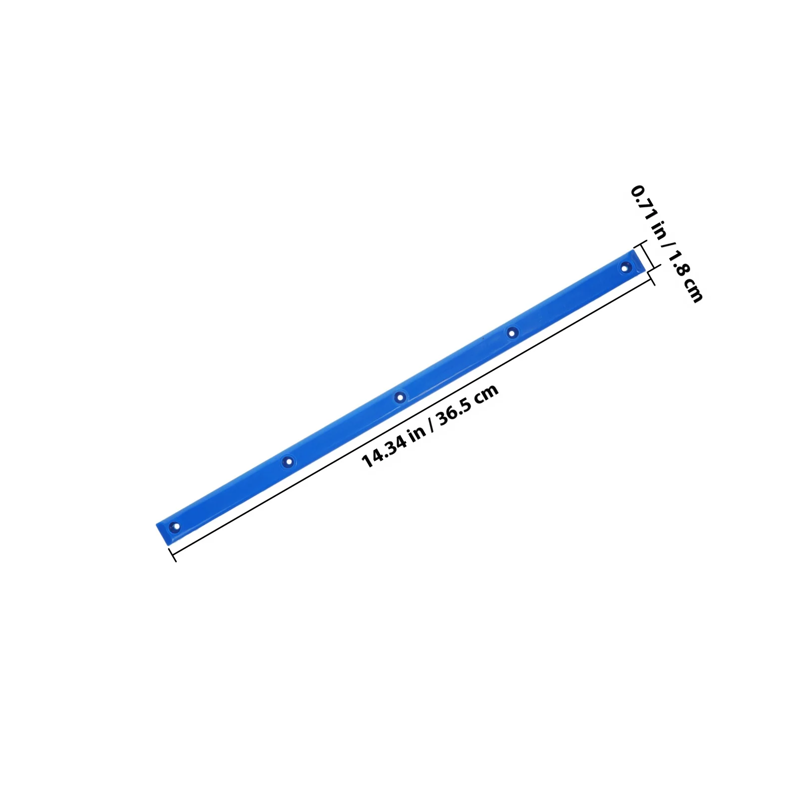 2 قطعة قضبان لوح التزلج المضادة للتصادم مادة بوم ملحقات Longboard المتينة قطع غيار مقاومة للاهتراء