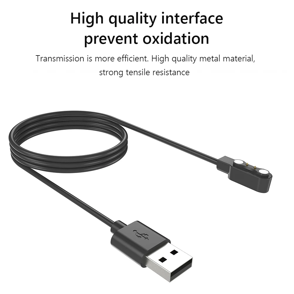5V 1A Watch Charger Stable Charging Charger Devices 1m Cable Charger Cable Multiple Protection for COLMI P8 MAX 2022 Smartwatch