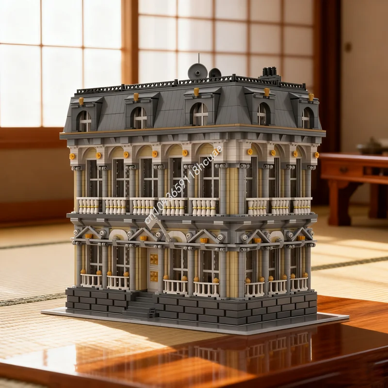 

8491pcs MOC The Embassy Building Modulared Model blocks Architecture Assemble DIY toys idea Brick Kids Christmas gifts Birthday