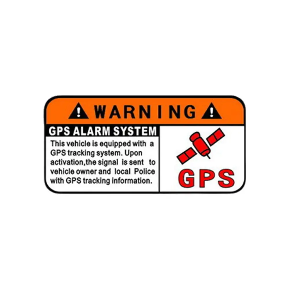 AliExpress NONE GPS Tracking Alarm Sticker MTB Road Bike Scooter Motorcycle Anti-Theft Decal Warning Reflective Paster For Bicycle Accessories