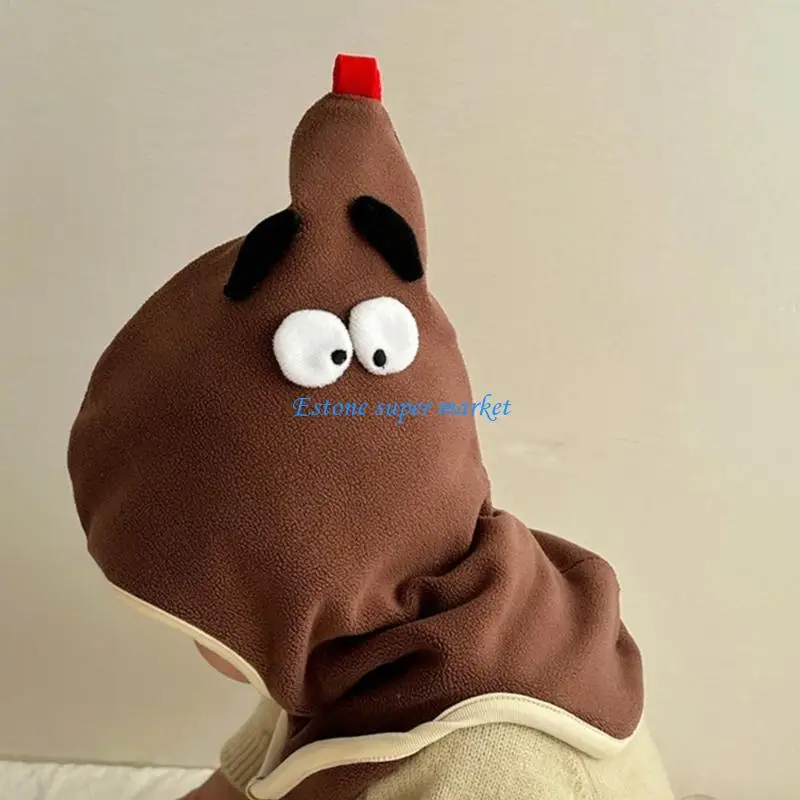 

090b Смешная теплая шляпа Шляпа защита уха Beanie Cap Outdoor Bab