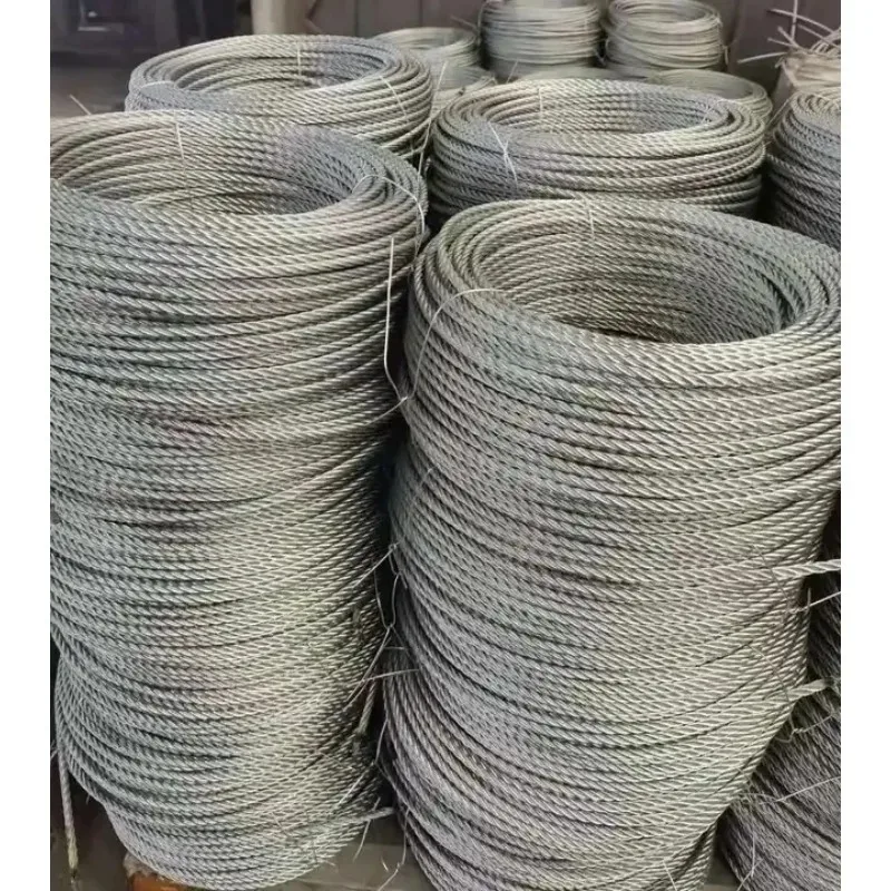 حبل سلك سقالة معلق 4x31WS + PPC EIPS 1960MPA حبل سلك مجلفن مغموس ساخن #5