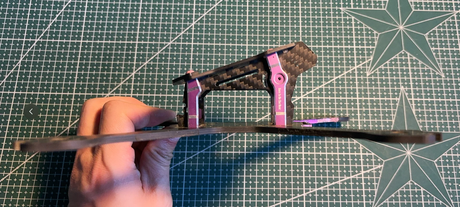 Used 3B BBB VCI 5inch X type Carbon frame T800 Competitive Championship FPV Car Frame for 2205 2204 motor 4-5inch props