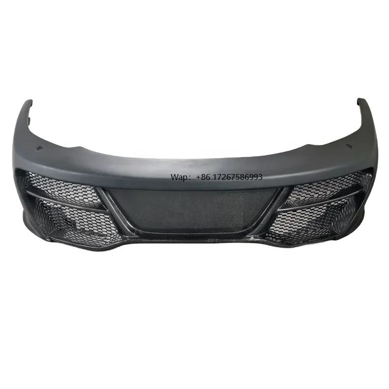 R Style Half Carbon Fiber Front Bumper For McLaren MP4-12C Bodykit