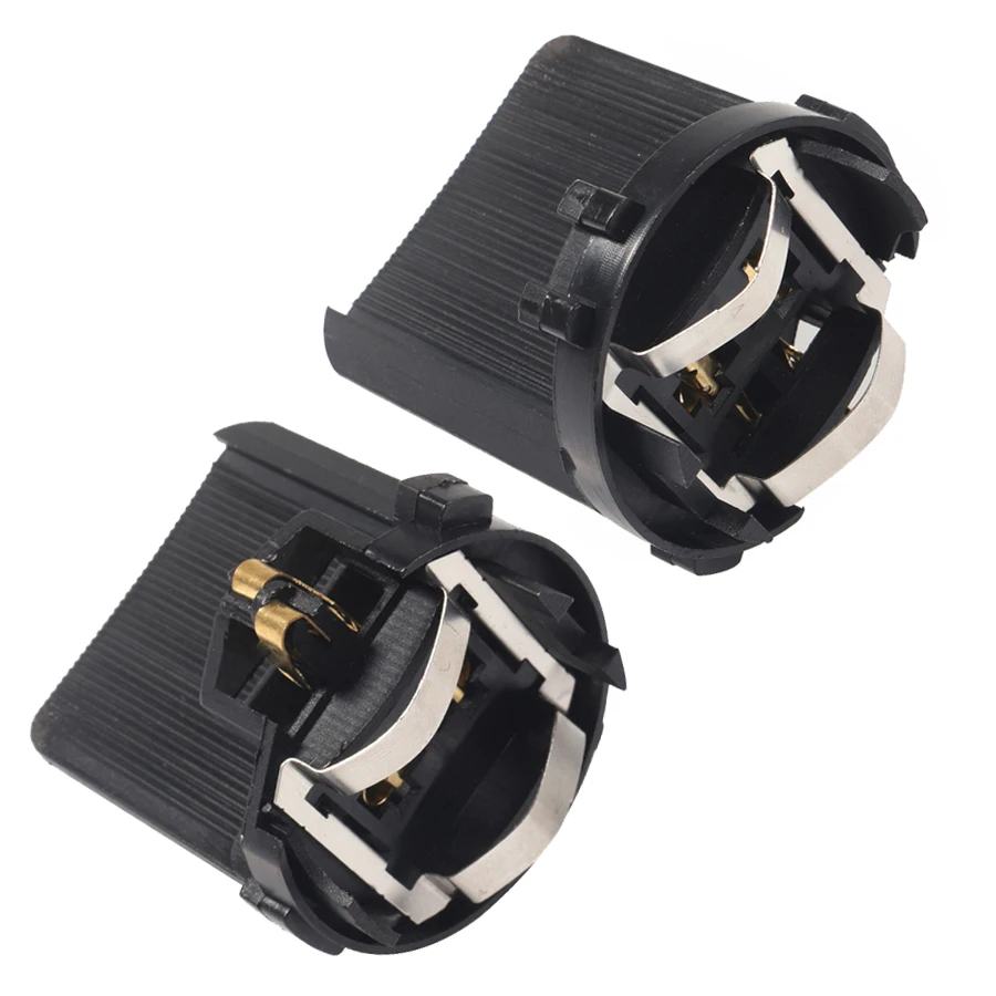 New 2Pcs H7 Lamp Adapter Holder For VW MK6 Golf 7 MK7 Headlight Base Socket Car Lights Accessories