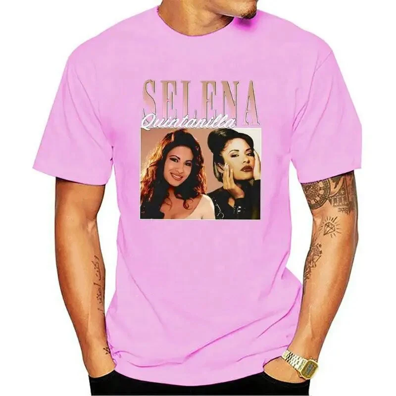 Summer Selena Quintanilla Print Cotton T-Shirts Streetwear Men Women Casual Fashion Short Sleeve T Shirt Tees Tops Man Clothing