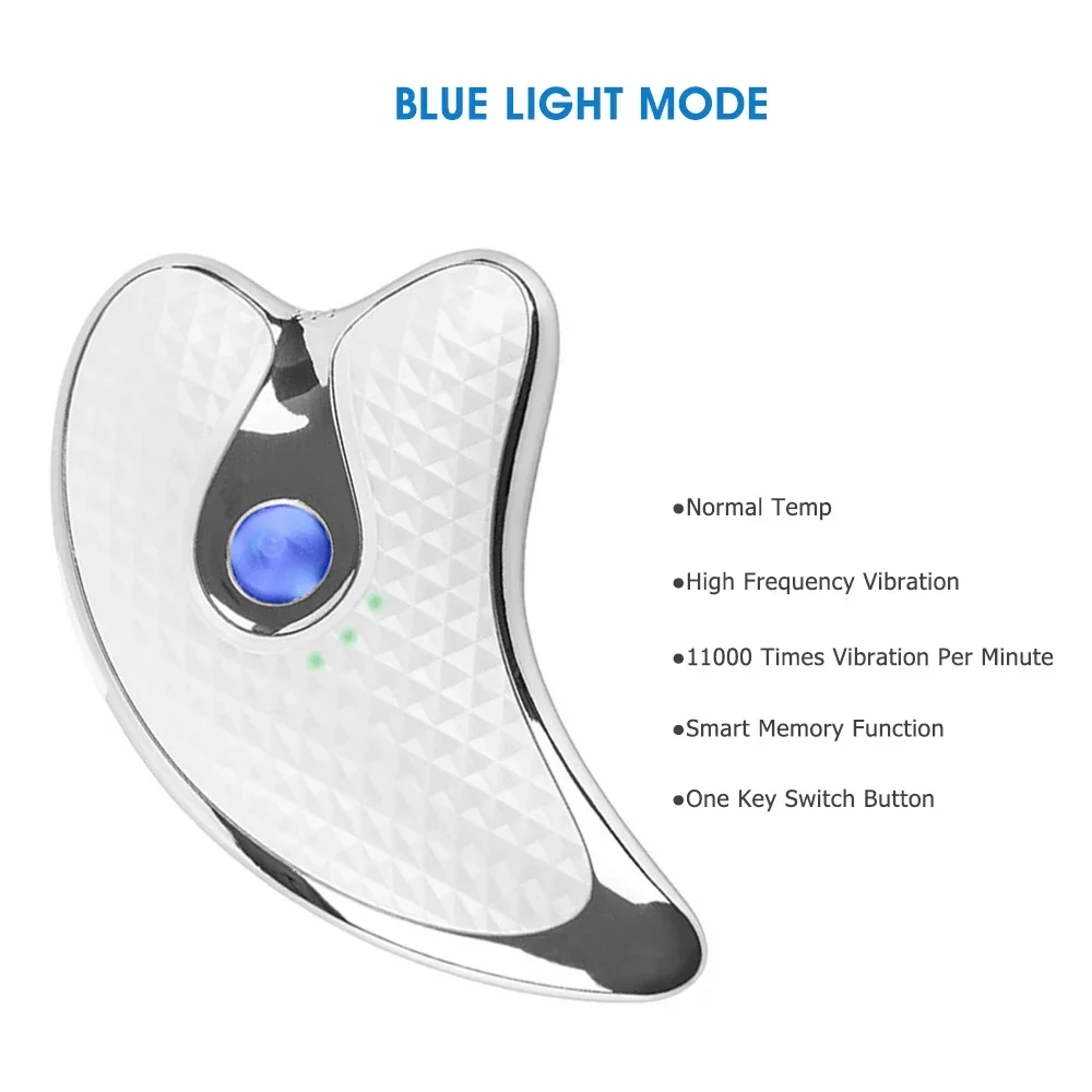 Masseur de beauté de sable de Melon de Lifting de visage panneau de sable de Melon électrique chauffage Vibration masseur Facial panneau de thérapie rouge et bleue T