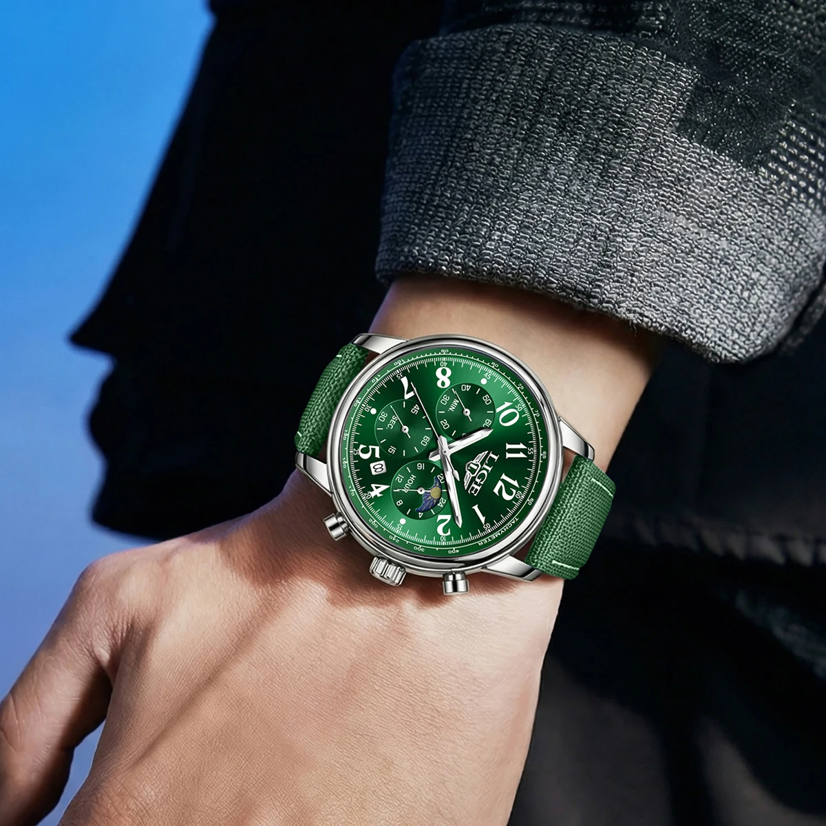 Relógio masculino de luxo LIGE - Smartwatch Luxury Watches For Men avaliação e preço
