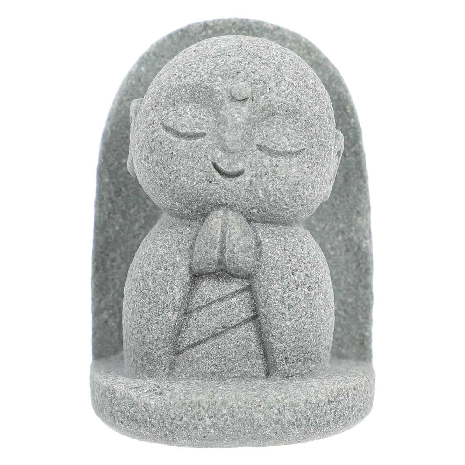 

Japanese Style Ksitigarbha Ornaments Asian Home Decor Chinese Buddha Figurine Fishtank Resin Statue Pastel Micro Scene