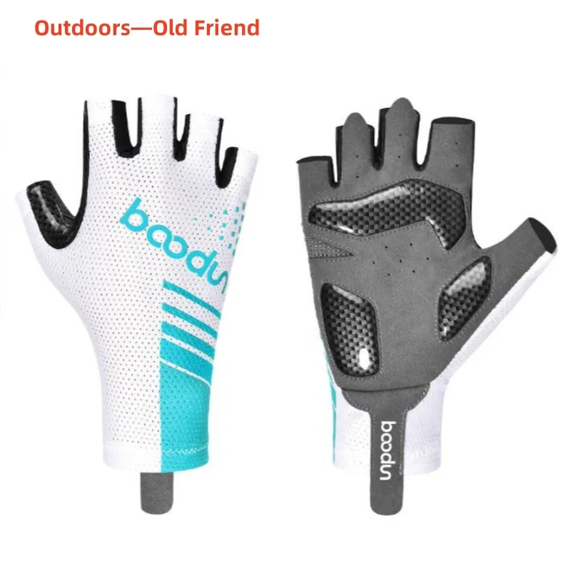 

1pair BOODUN Cycling & Riding Gloves, Outdoor Sports Half Finger Gloves