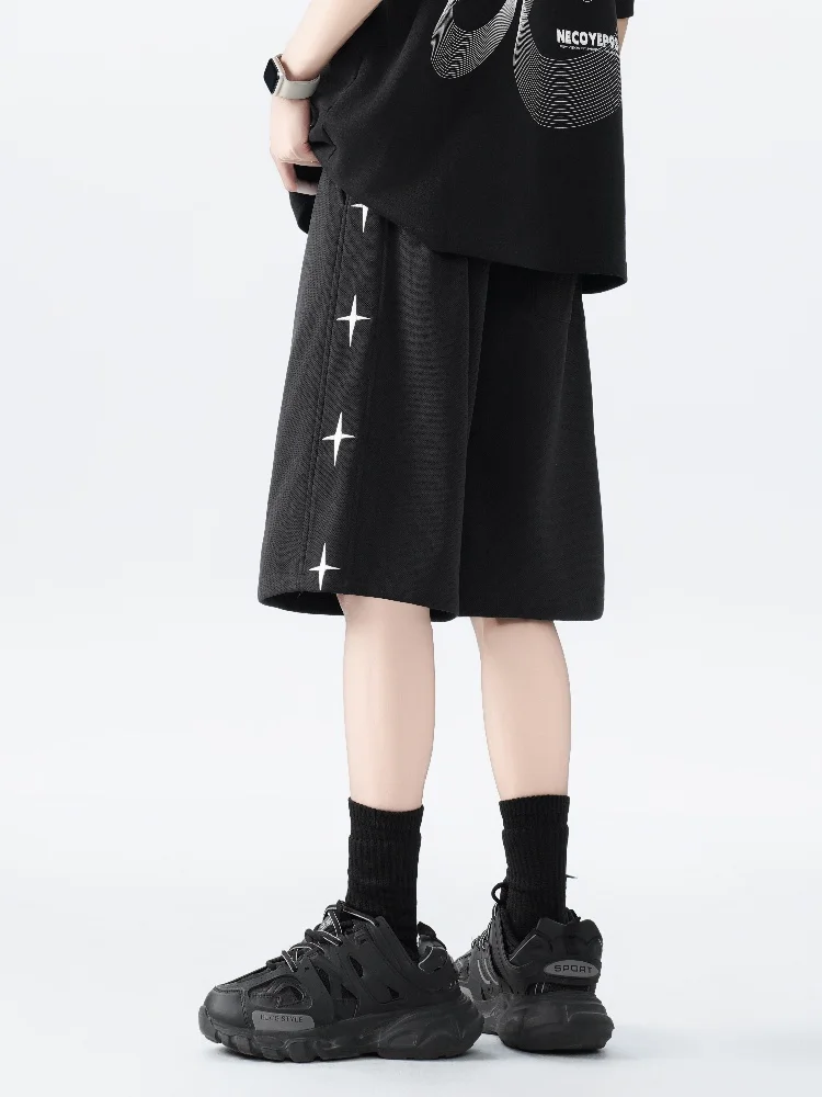 

Ice Silk Men's orts Summer Thin Qui Dry Sport Baskeall Pants Casual Loose Fit Five Inch Length Breathable Lightweight