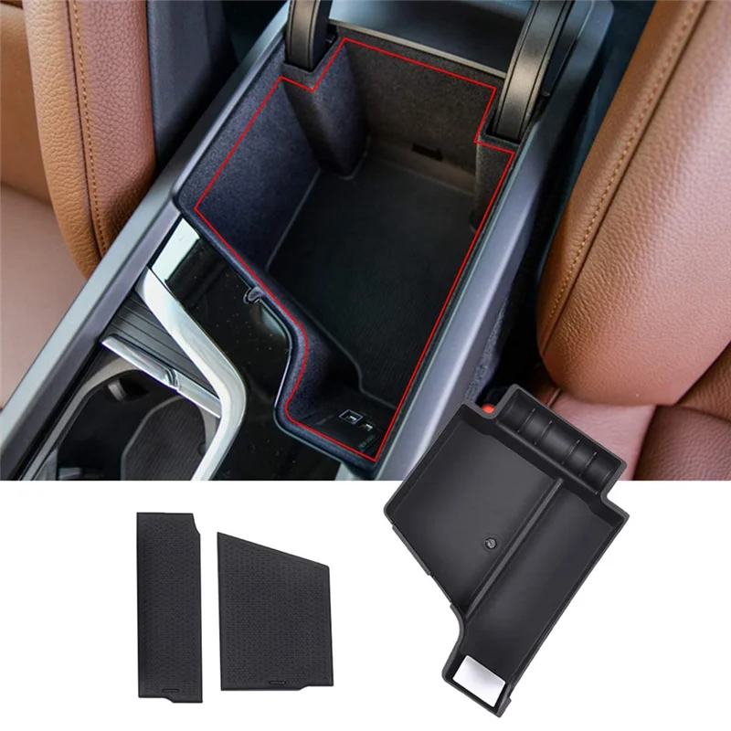 Center Console Armrest Storage Box Organizers Tray for Volvo S90 XC90 V90CC 2017-2022 XC60 2018-2022 Accessories