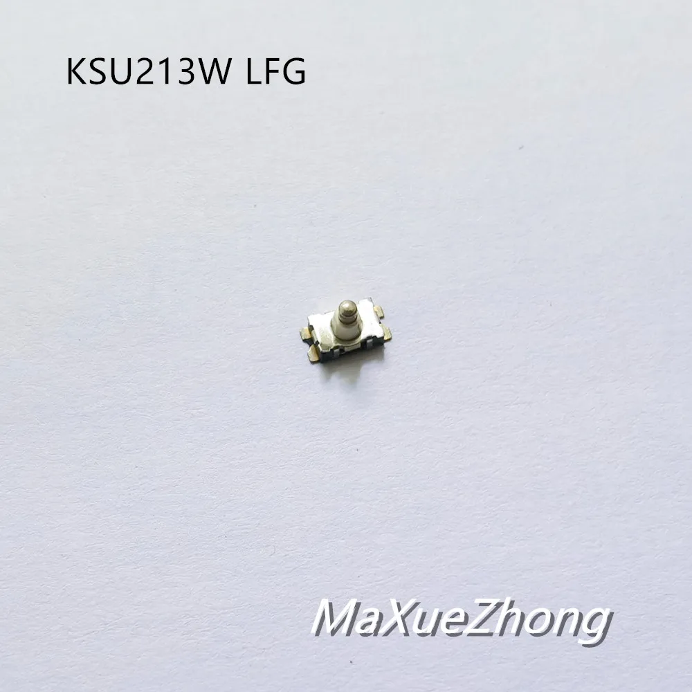

Original new 100% KSU213W LFG metal head SMD 4pin touch switch button small micro travel limit