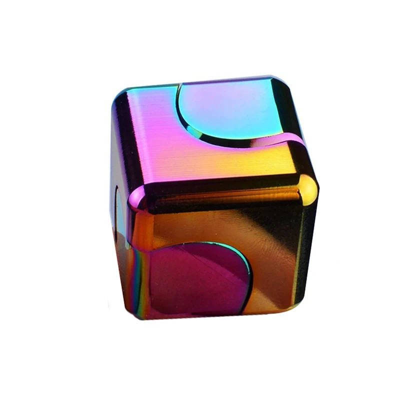 Square Fidget Spinner Adults Children Autism Anxiety Anti Stress Toy Handspinner Metal Spinning Top EDC Gadgets Cool Stuff