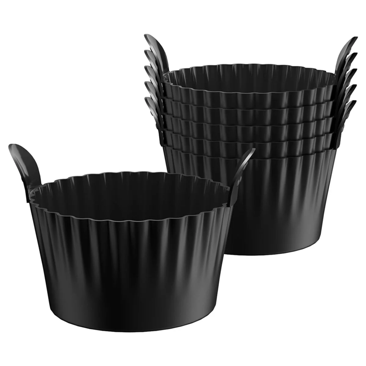 

6Pcs Silicone Air Fryer Egg Mould Reusable Air Fryer Egg Poacher Non Stick Cupcake Muffin Cups for Microwave Oven