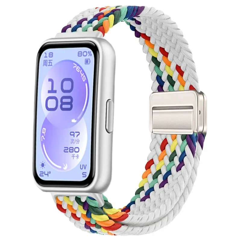 Offizielles geflochtenes Nylon-Schlaufenarmband für Huawei Band 11/11 Pro, Armband mit magnetischer Schnalle für Huawei Band 8/9/10/11/11 Pro – Detail 21