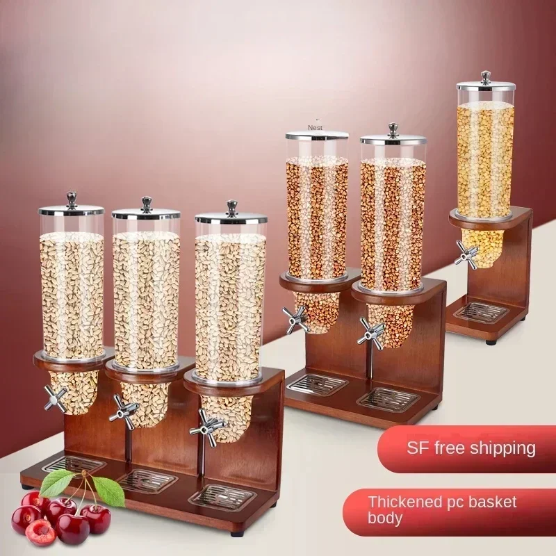 Double-Headed Oat DispenseCereals Storage Jar Buffet Wheat Machine