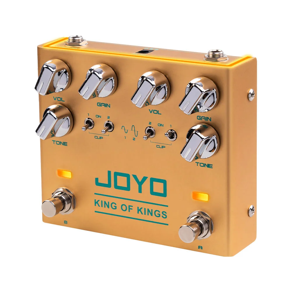 JOYO R-20 Overdrive Aluminum Alloy Guitar Pedal Dual Channel Guitar Effector 9V Power Supply CE Certified Accessories