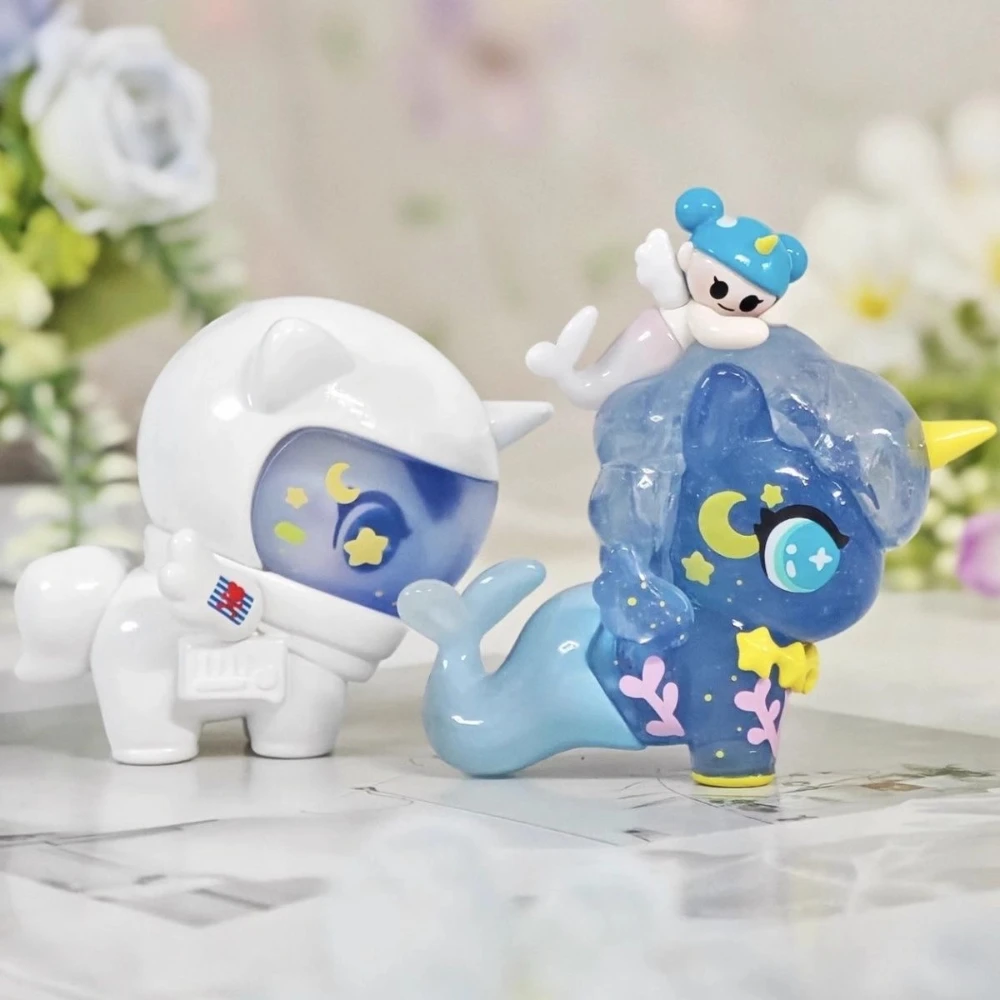 TNTSPACE TOKIDOKI صندوق أعمى سلسلة الفصول الأربعة مجموعة لعب المد منضدية الديكور أنيمي الشكل مفاجأة صناديق الغموض لطيف