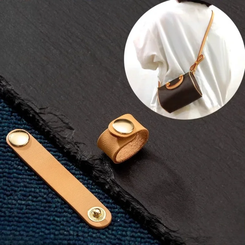 

Leather Bag Handle Fixed Buckle For Tote Bag Shoulder Strap Fixing Clip Adjustment Shorten Buckle Bag Accessories