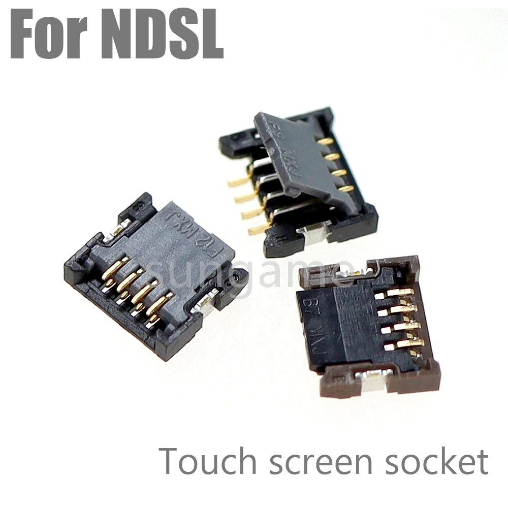 20 قطعة ل 3DS 3DSXL 2DS NDSI NDSL شاشة تعمل باللمس الشريط ميناء المقبس 4pin الأصلي شاشة تعمل باللمس كابلات الموصلات كليب #2