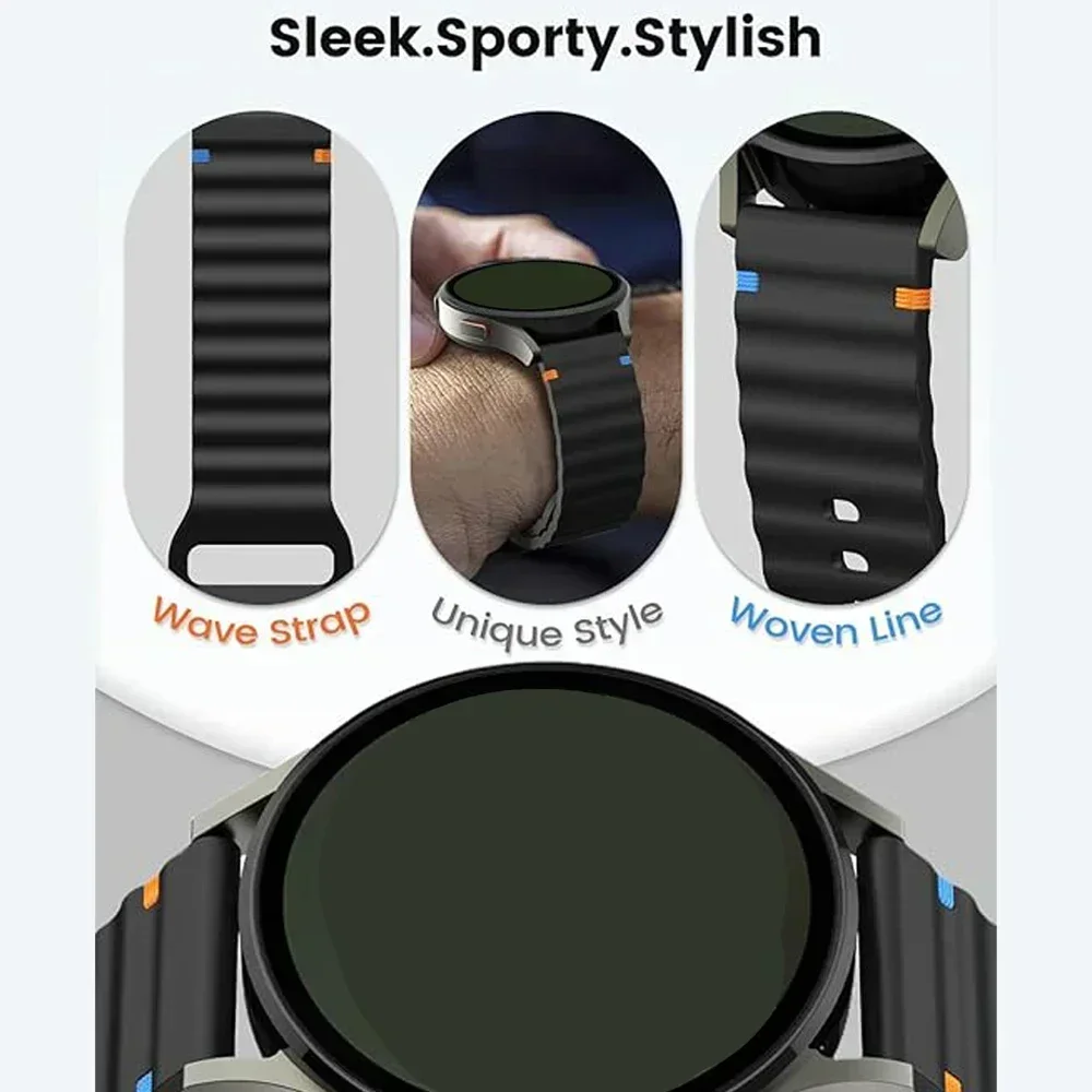 Pasek silikonowy 22 mm 20 mm do HUAWEI WATCH GT 5 Pro 46 mm Pasek GT5 GT 4 3 GT2 42 mm HONOR Magic Watch 4 GS Pro Bransoletka zamienna