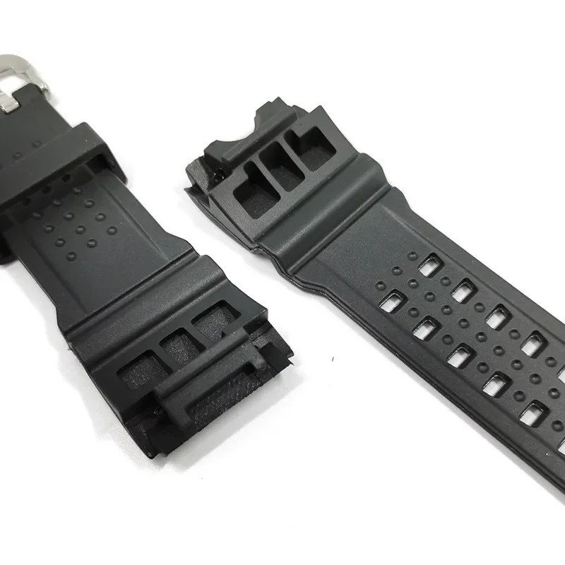 Strap for Casio G-SHOCK GWG-1000GB Black Silicone Watch Band Men Sport Waterproof Pin Buckle Watchband Bracelet Accessories